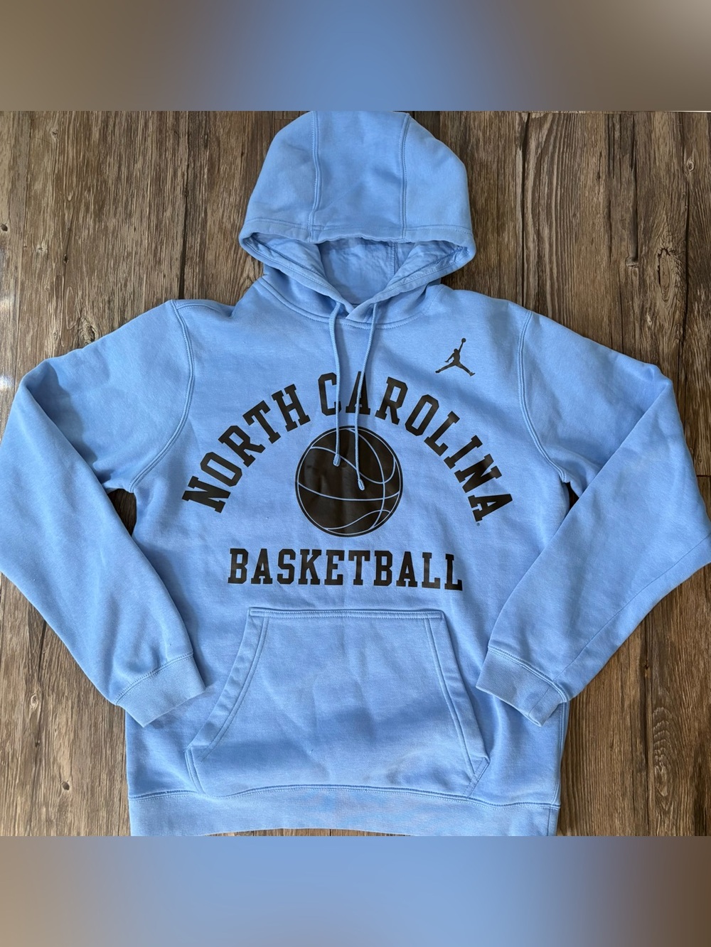 Jordan North Carolina Basketball Hoodie UNC Carolina Blue Size Medium